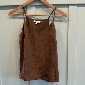 🤎 Prologue Silky Chocolate Brown  Cami | Women’s XS | Minimalist Chic